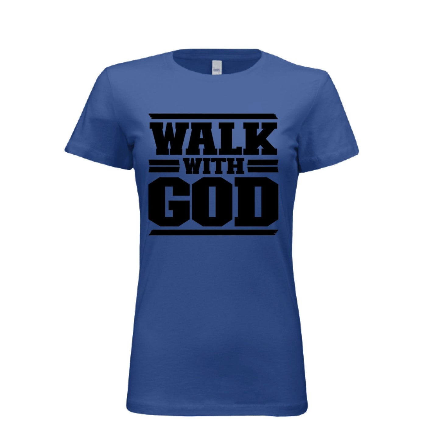 WALK WITH GOD Women Tees | Christian clothing, faith | religious apparel | inspirational t-shirts - FAVOR OF GOD CLOTHING