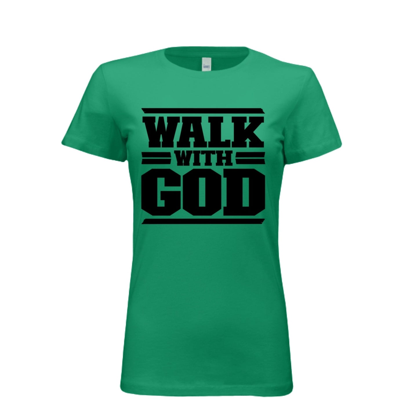 WALK WITH GOD Women Tees | Christian clothing, faith | religious apparel | inspirational t-shirts - FAVOR OF GOD CLOTHING