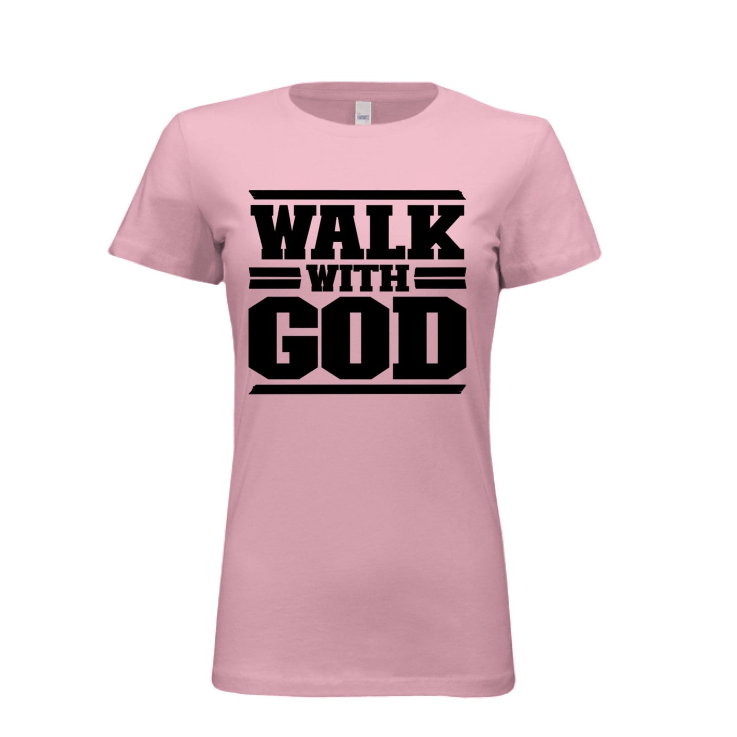 WALK WITH GOD Women Tees | Christian clothing, faith | religious apparel | inspirational t-shirts - FAVOR OF GOD CLOTHING