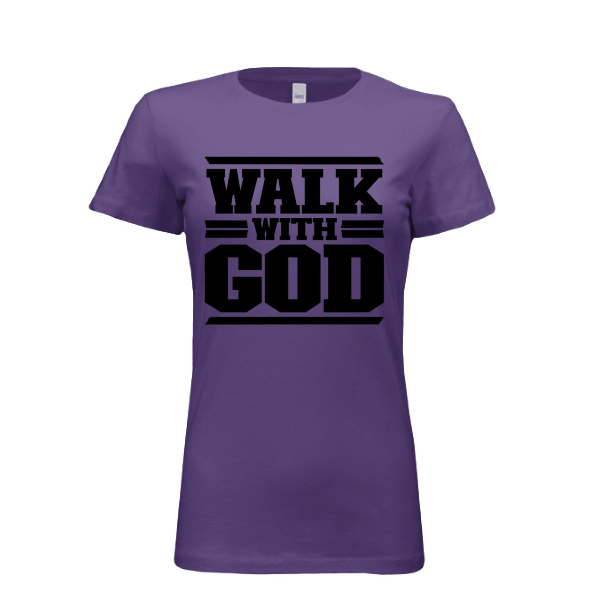 WALK WITH GOD Women Tees | Christian clothing, faith | religious apparel | inspirational t-shirts - FAVOR OF GOD CLOTHING
