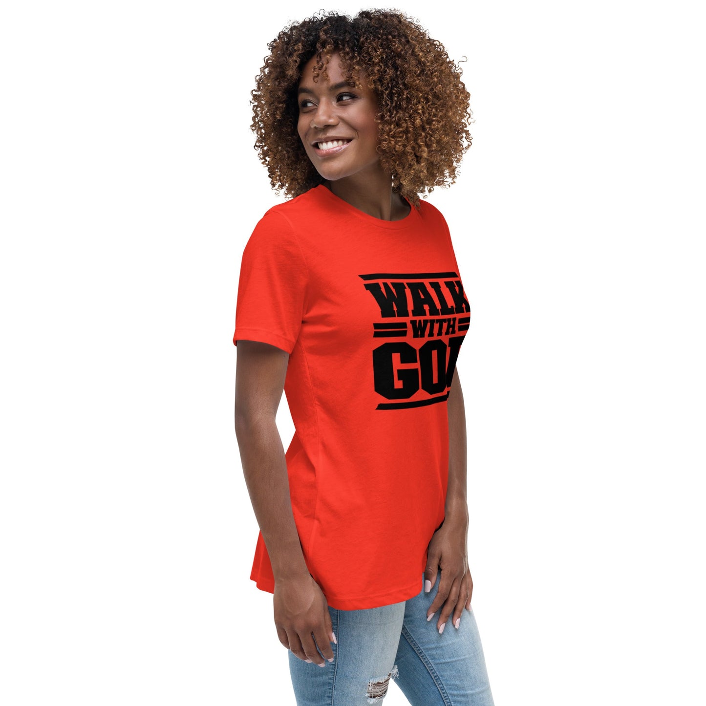 Walk with God Women's Relaxed T-Shirt - FAVOR OF GOD CLOTHING