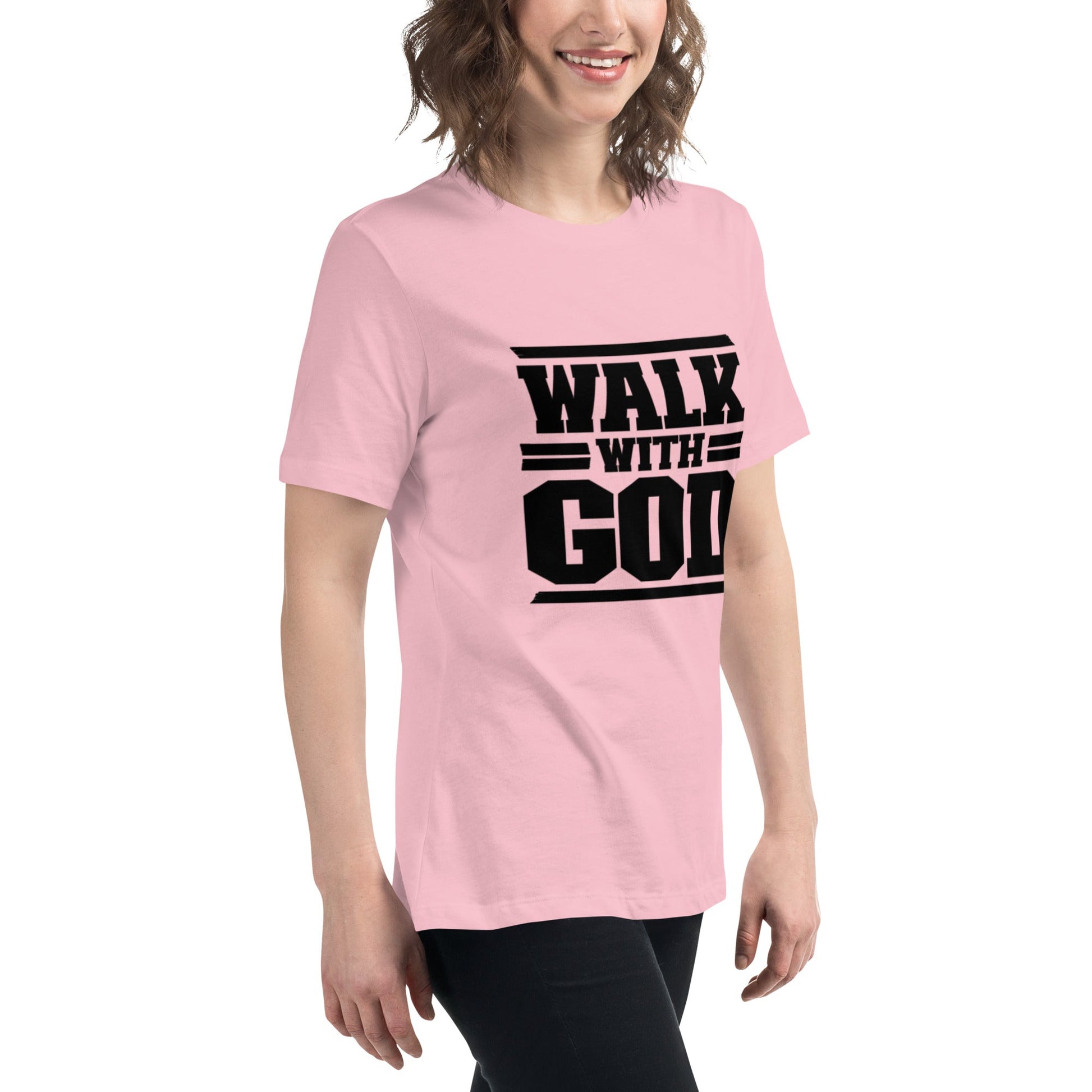 Walk with God Women's Relaxed T-Shirt - FAVOR OF GOD CLOTHING