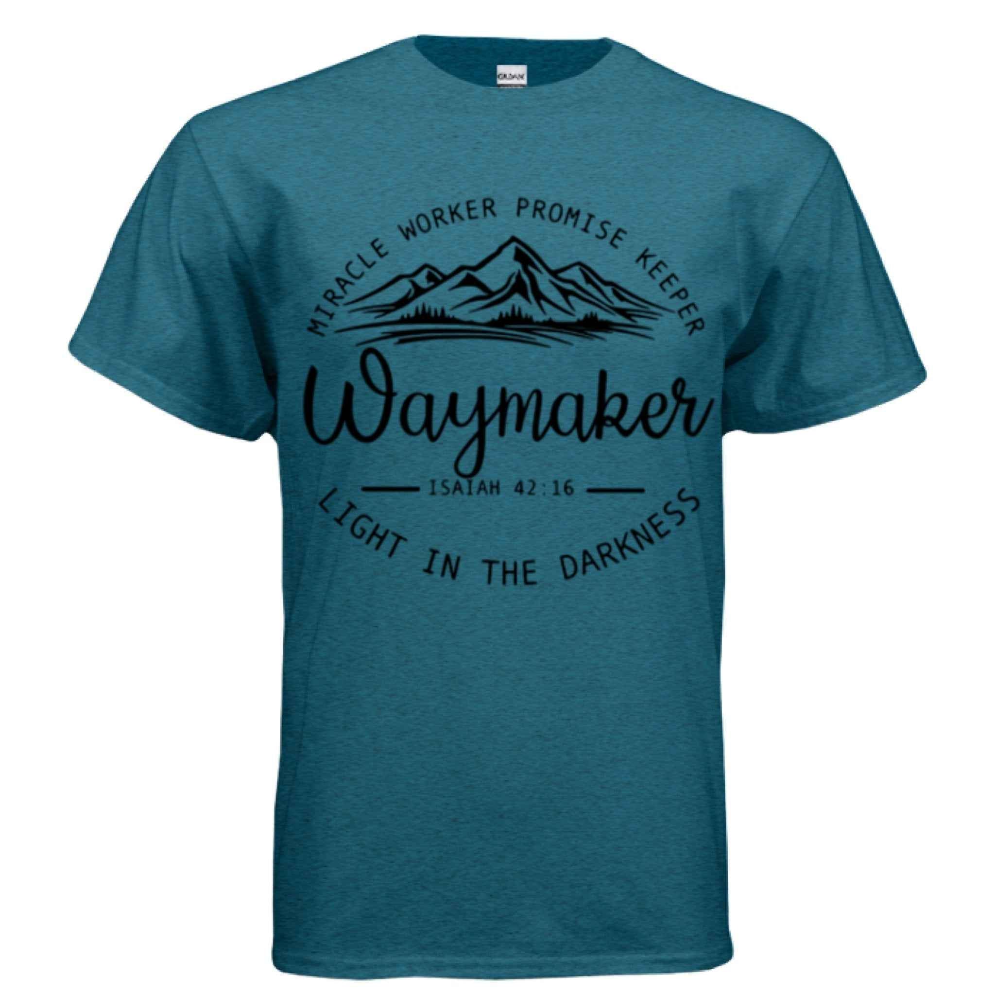 Unisex Way maker Faith Tee – Isaiah 42:16 Inspired