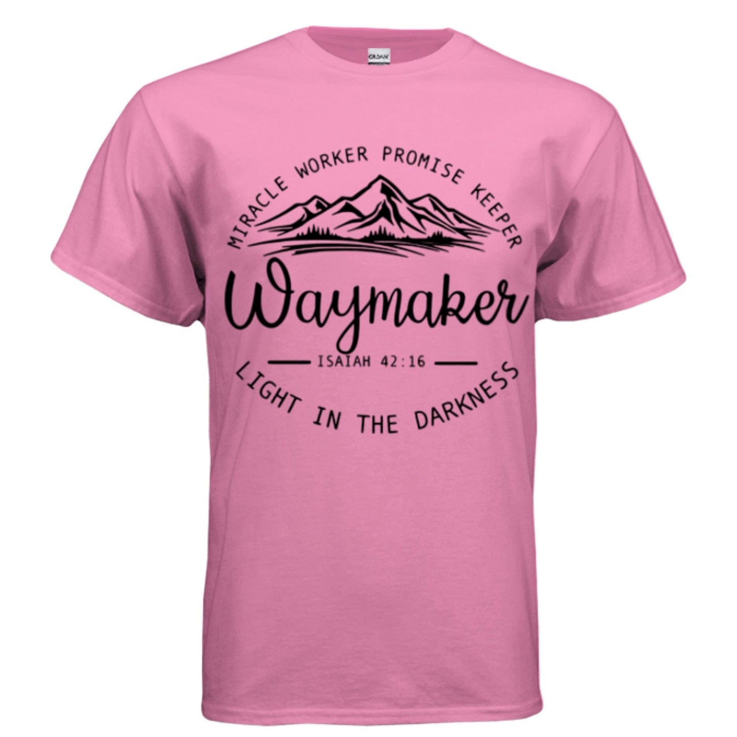 Unisex Way maker Faith Tee – Isaiah 42:16 Inspired - FAVOR OF GOD CLOTHING