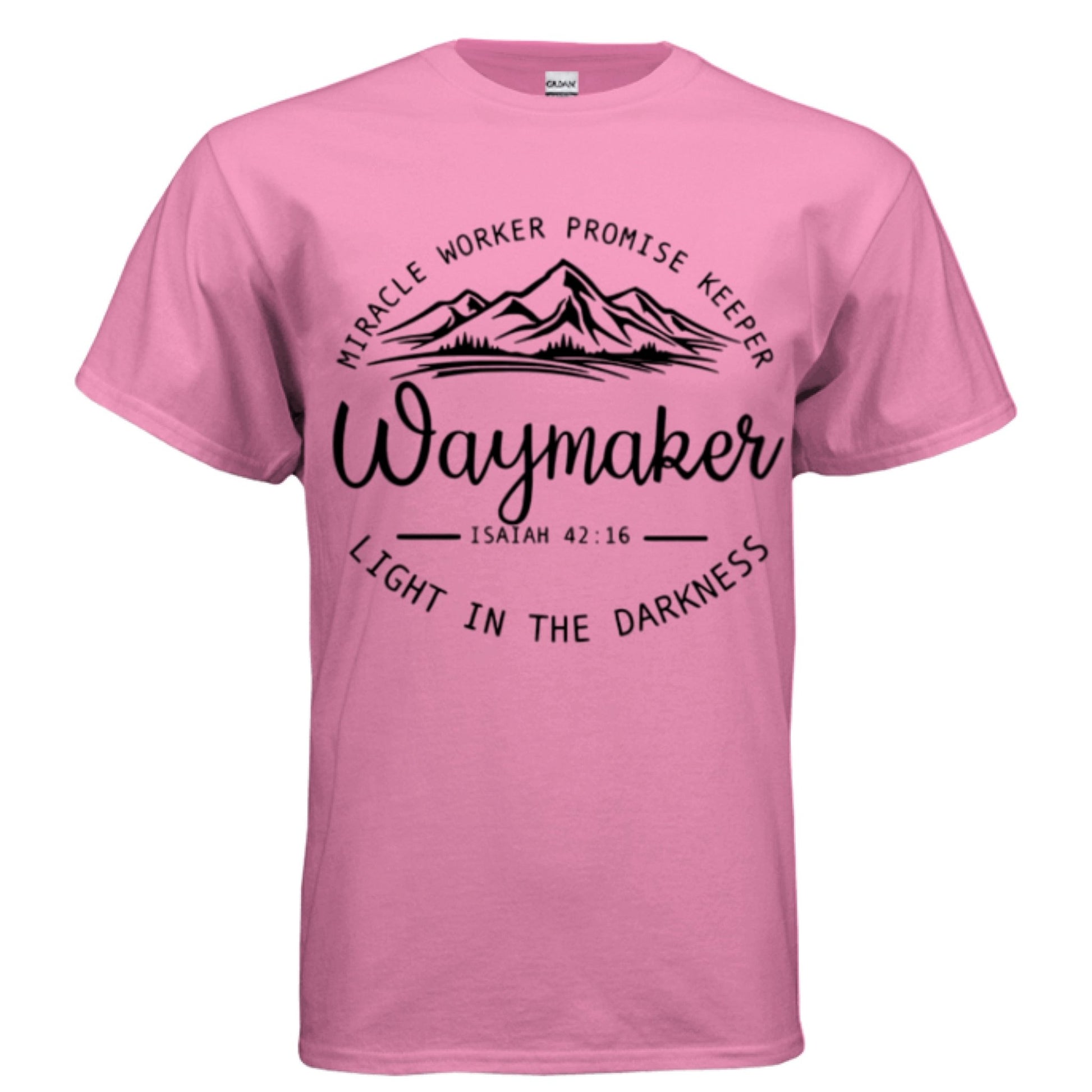 Unisex Way maker Faith Tee – Isaiah 42:16 Inspired - FAVOR OF GOD CLOTHING