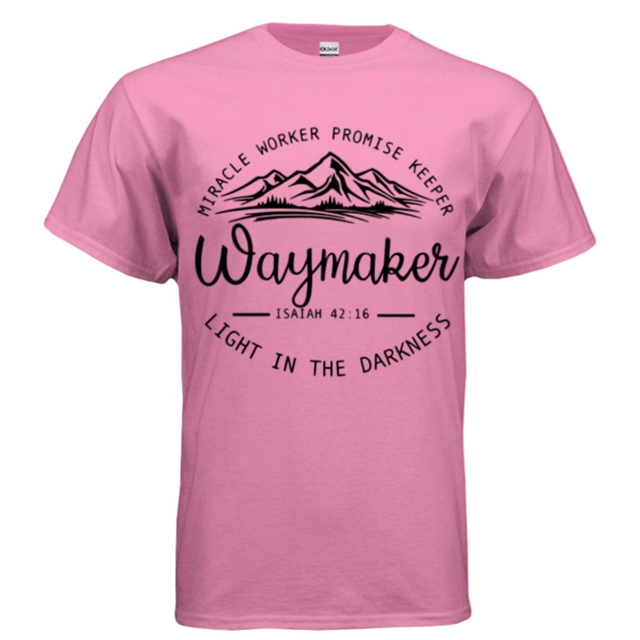 Unisex Way maker Faith Tee – Isaiah 42:16 Inspired
