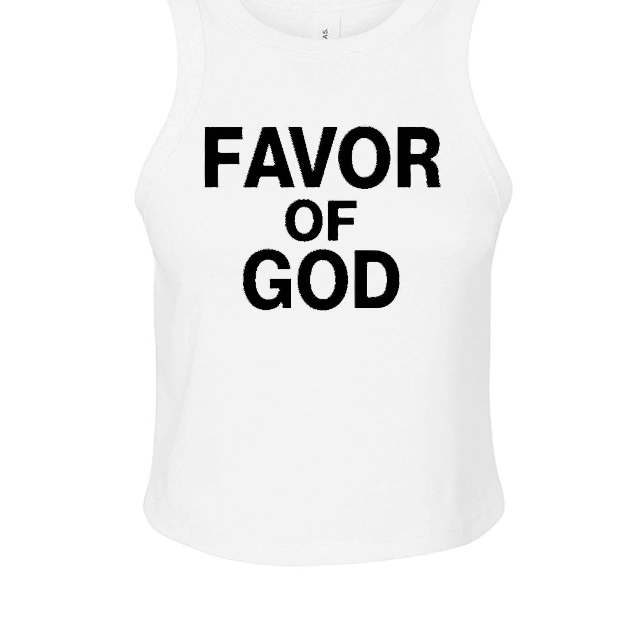 Christian Sleeveless Top – Favor of God Women&
