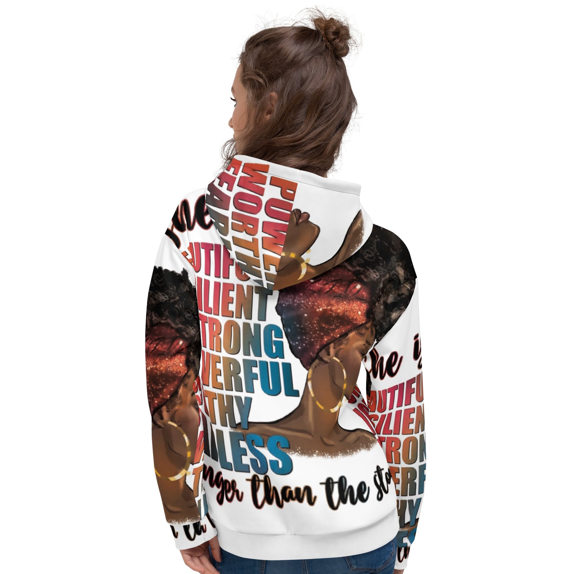 Women Word of Affirmation Hoodie | Faith wear with Purpose | Christian | religious| Faith - FAVOR OF GOD CLOTHING