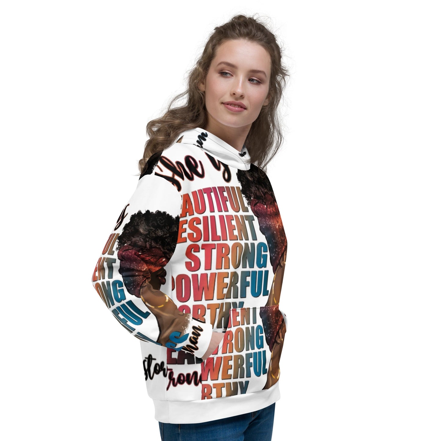 Women Word of Affirmation Hoodie | Faith wear with Purpose | Christian | religious| Faith - FAVOR OF GOD CLOTHING