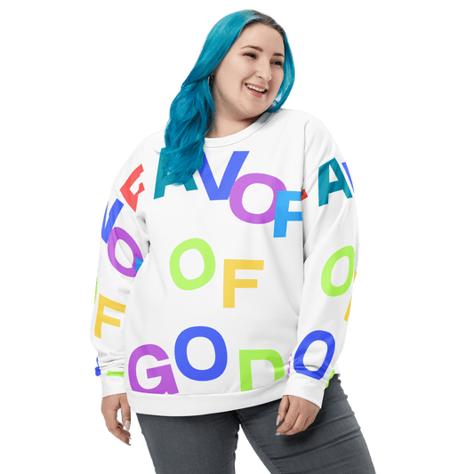 Women Favor of God All over Print Sweatshirt | Christian clothing |Faith |religious |inspirational - FAVOR OF GOD CLOTHING