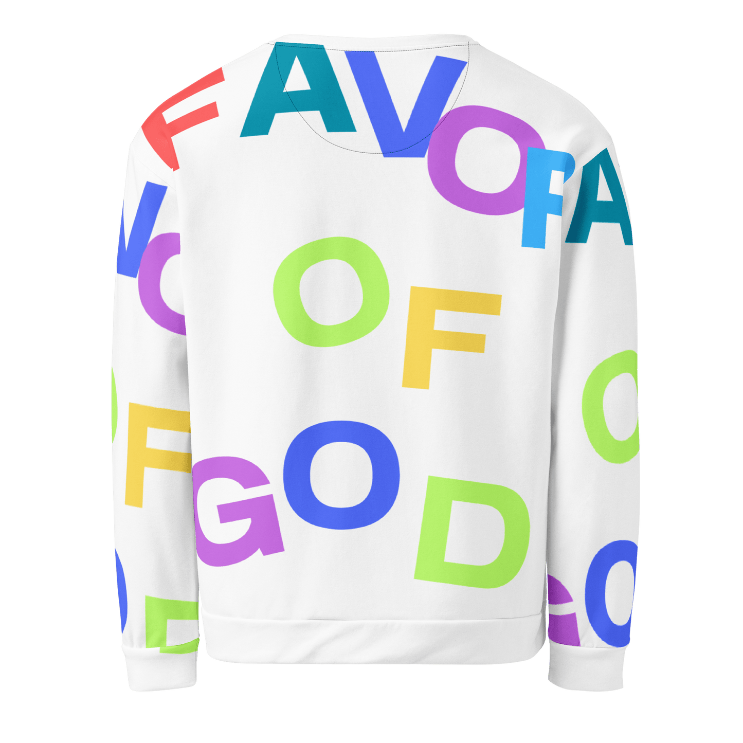 Women Favor of God All over Print Sweatshirt | Christian clothing |Faith |religious |inspirational - FAVOR OF GOD CLOTHING