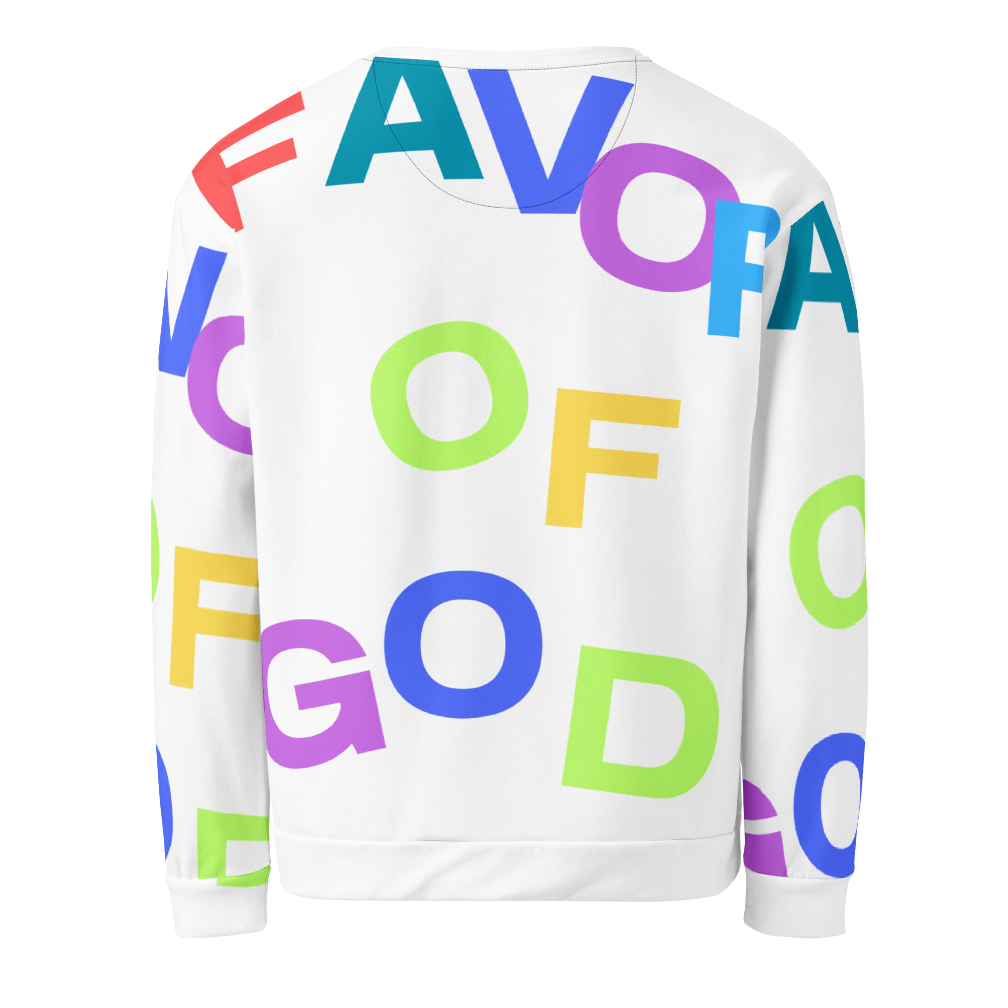 Women Favor of God All over Print Sweatshirt | Christian clothing |Faith |religious |inspirational - FAVOR OF GOD CLOTHING