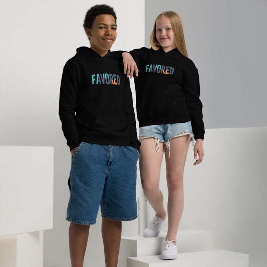 Youth Favored Unisex heavy blend hoodie - FAVOR OF GOD CLOTHING