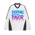 Dripping in Favor Colorblock V-neck Long Sleeve Shirt