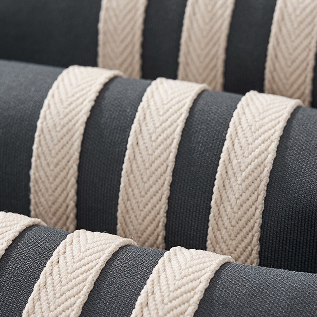 Dripping in Favor Colorblock V-neck Long Sleeve Shirt featuring textured fabric and contrasting stripe details.