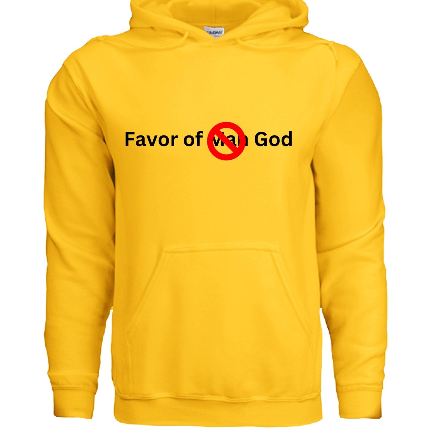 Favor of God, Not Man Unisex Hoodie – Confidence Rooted in Faith - FAVOR OF GOD CLOTHING