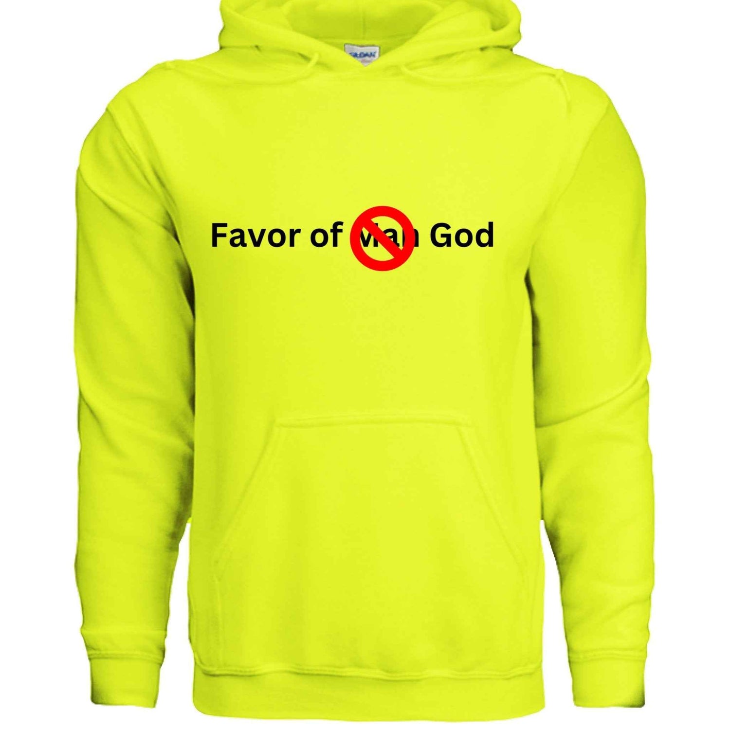 Favor of God, Not Man Unisex Hoodie – Confidence Rooted in Faith | Christ| |Christian