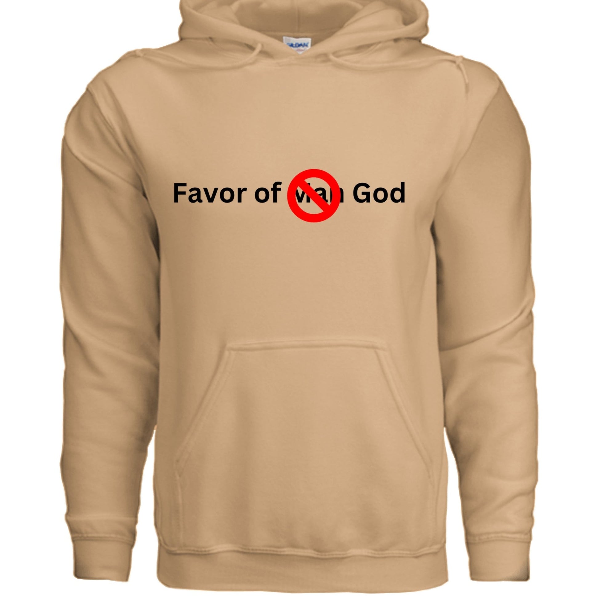 Favor of God, Not Man Unisex Hoodie – Confidence Rooted in Faith - FAVOR OF GOD CLOTHING