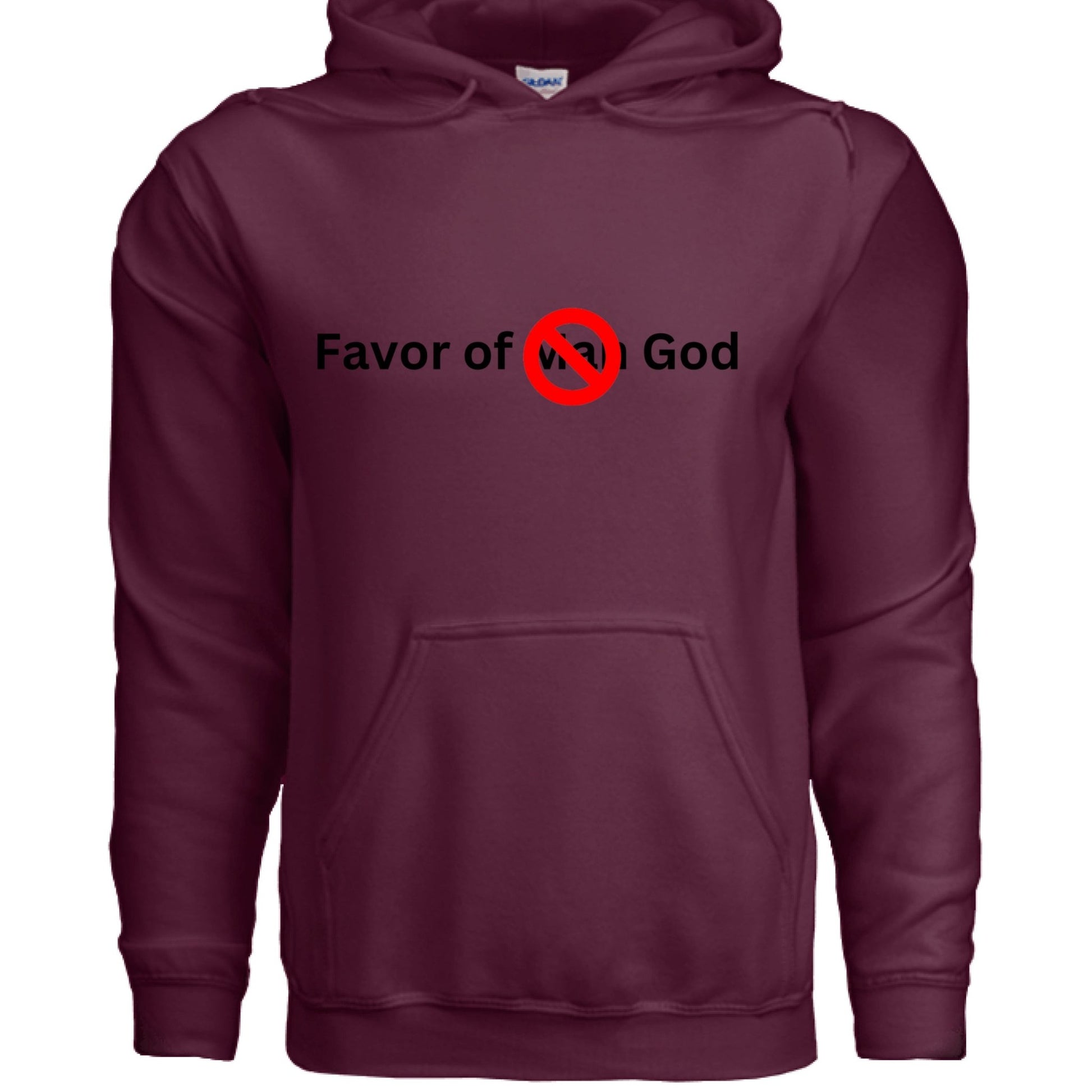 Favor of God, Not Man Unisex Hoodie – Confidence Rooted in Faith - FAVOR OF GOD CLOTHING