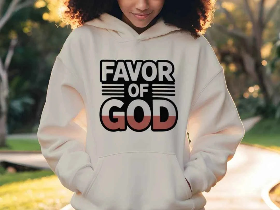 Favor of God Unisex Faith wear with Purpose Christian clothing | faith| religious | Christian Hoodie