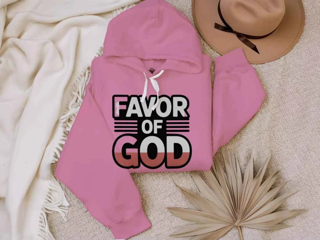 Favor of God Unisex Faith wear with Purpose Christian clothing | faith| religious | Christian Hoodie