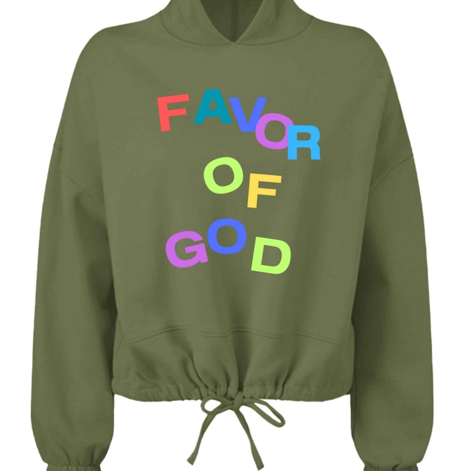 Favor of God WOMEN Multicolor Hoodie |Christian clothing | faith-based fashion