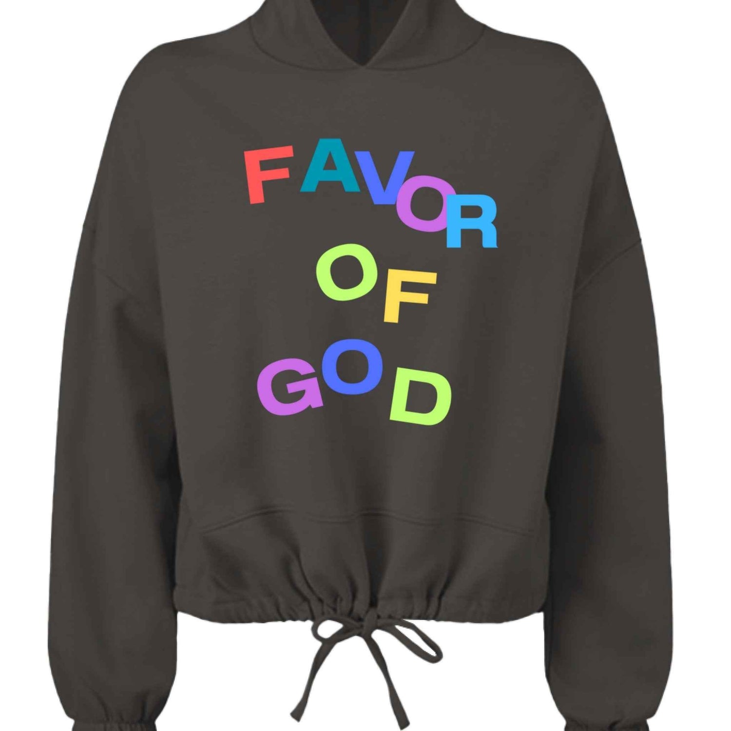 Favor of God WOMEN Multicolor Hoodie |Christian clothing | faith-based fashion