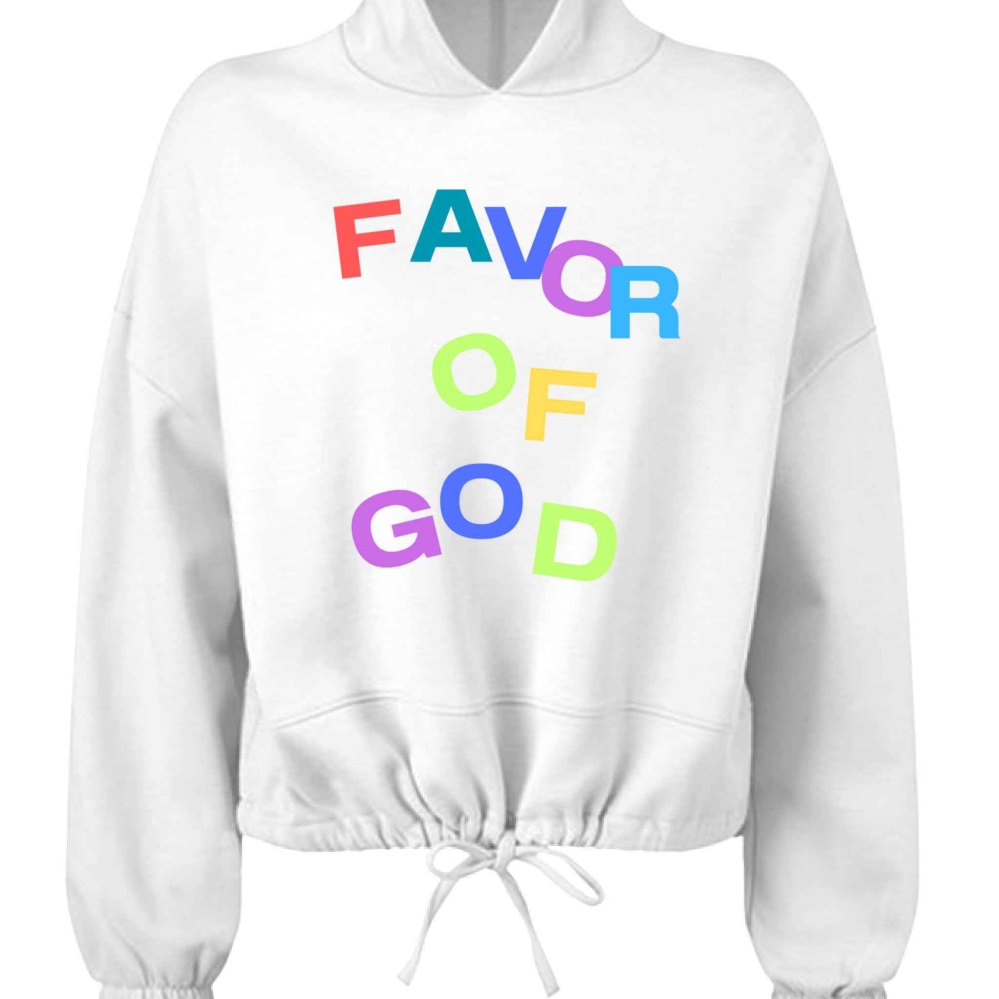 Favor of God WOMEN Multicolor Hoodie |Christian clothing | faith-based fashion