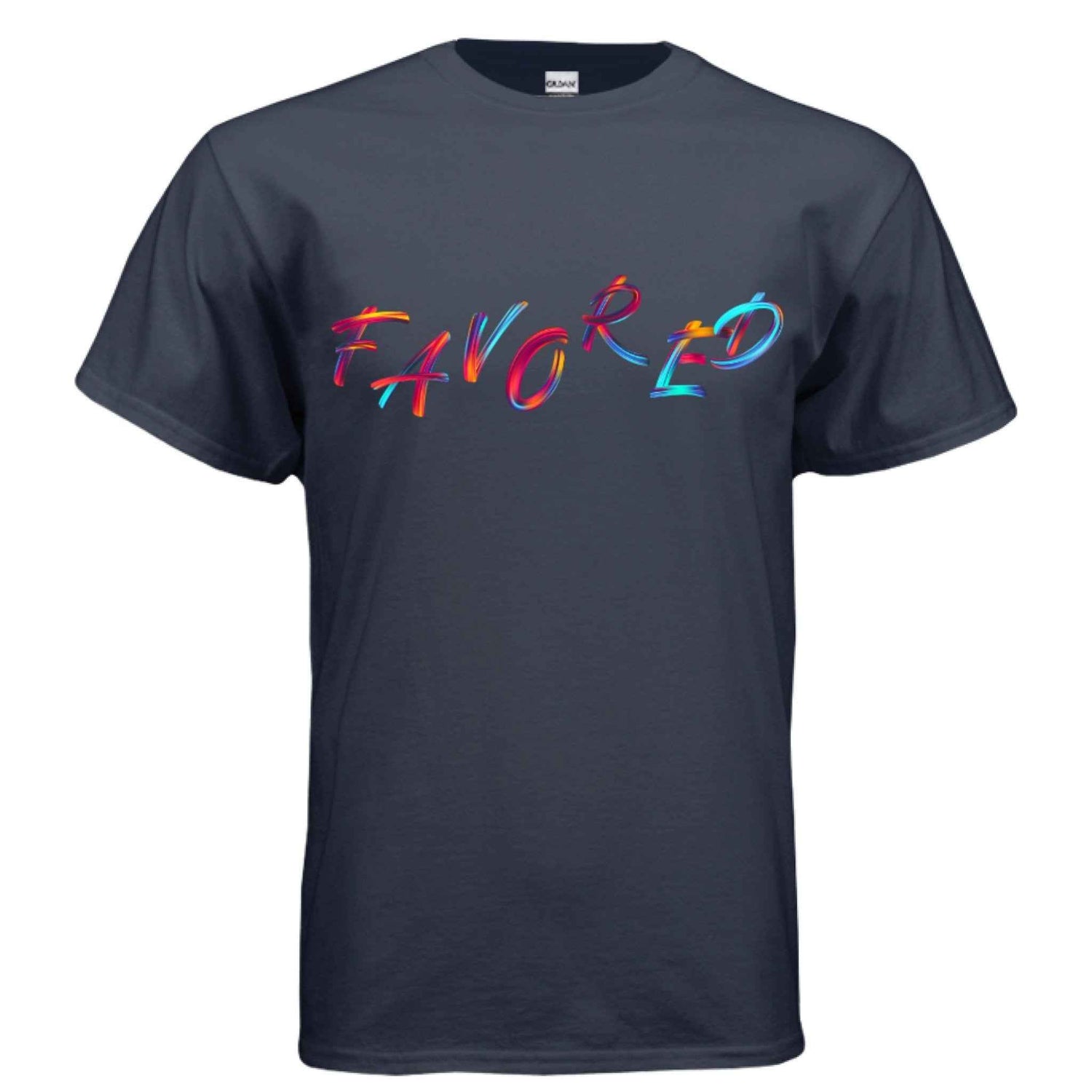 Christian Graphic Tee – FAVORED Faith in Full Color