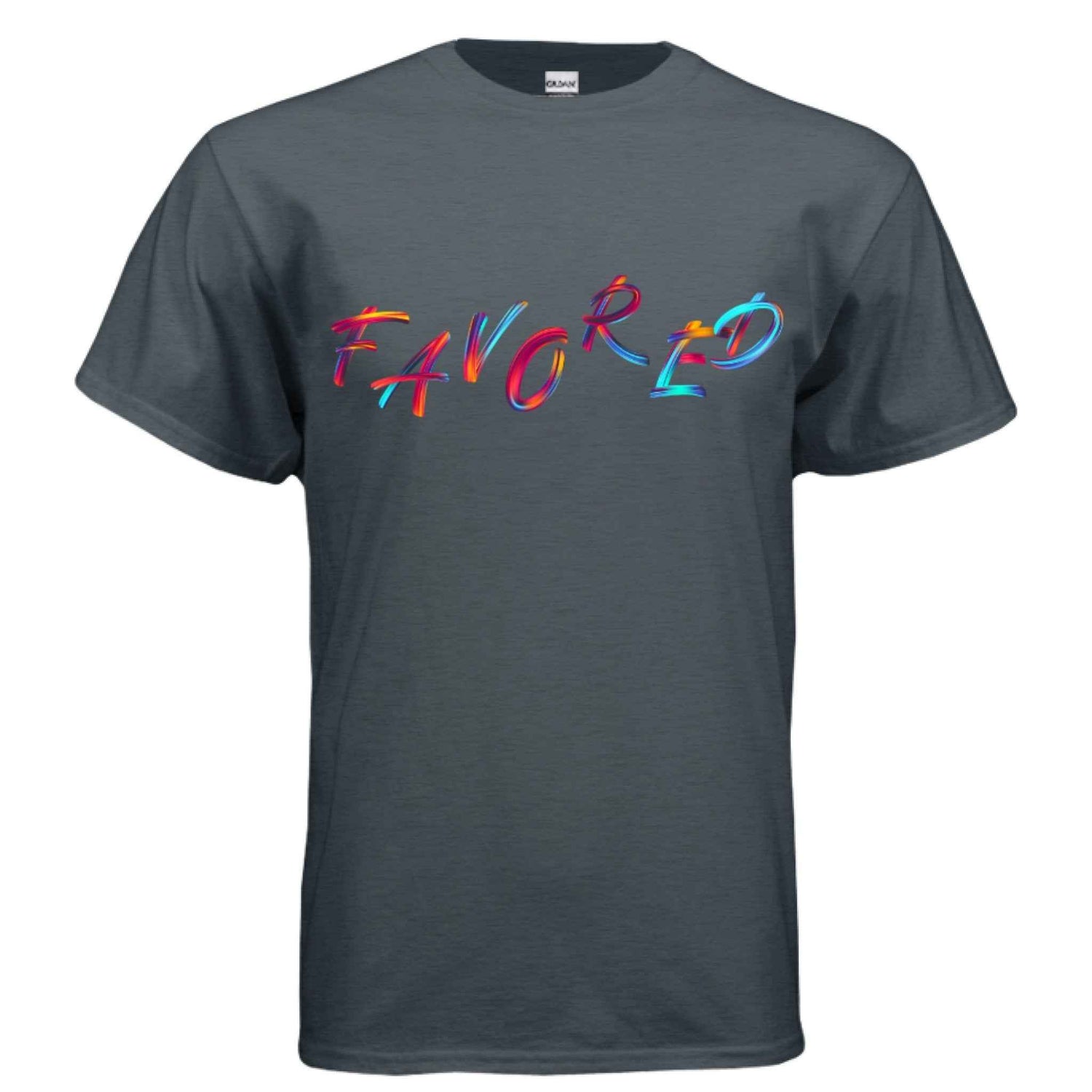 Christian Graphic Tee – FAVORED Faith in Full Color