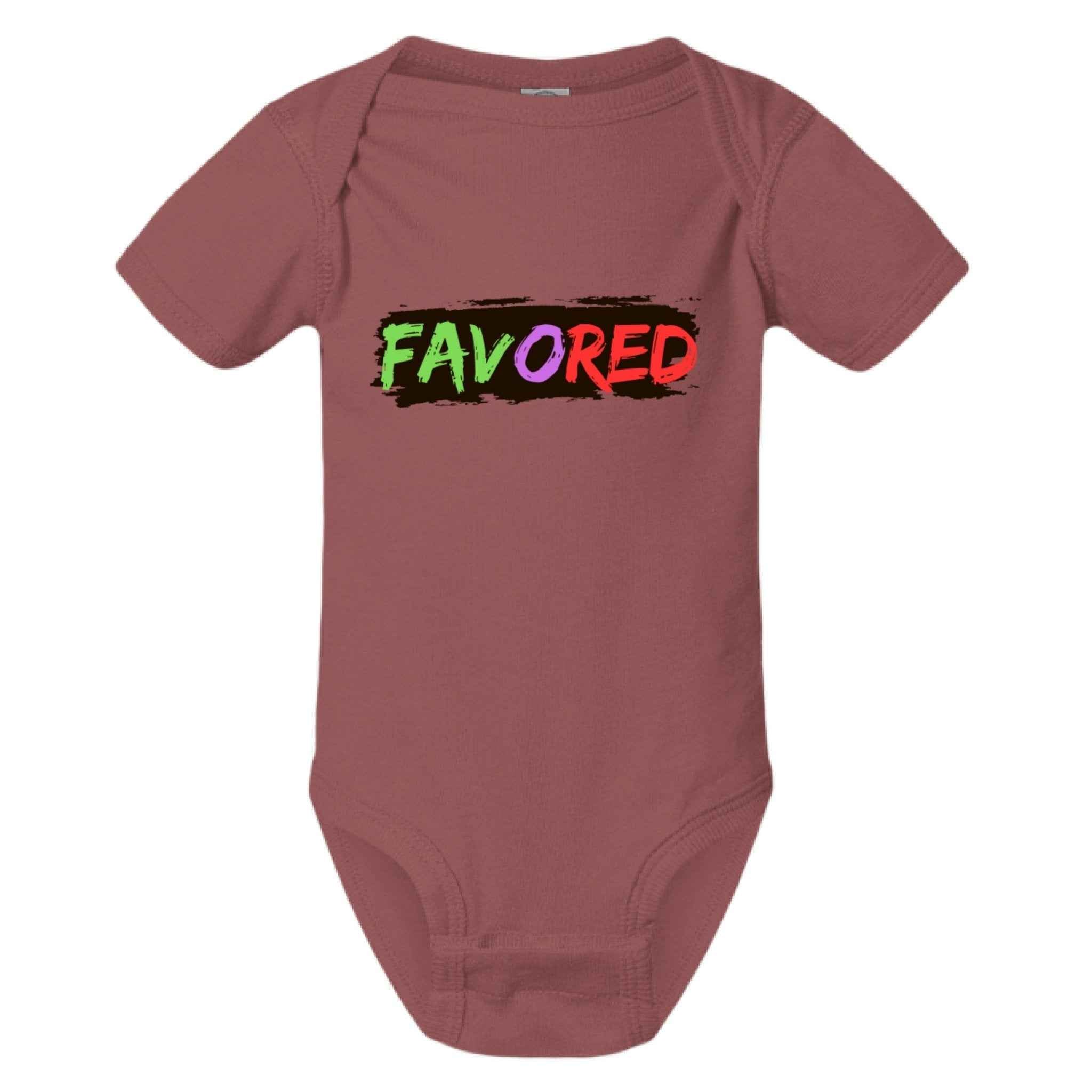 Christian Baby Onesie – Favored Unisex Faith Bodysuit