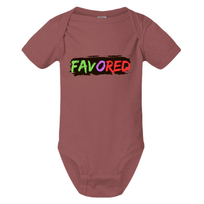 Favored Unisex Baby Onesie Christian clothing | faith-based fashion | Religious - FAVOR OF GOD CLOTHING