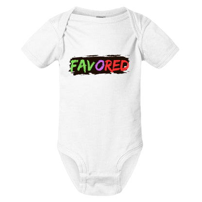 Favored Unisex Baby Onesie Christian clothing | faith-based fashion | Religious - FAVOR OF GOD CLOTHING
