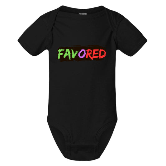 Favored Unisex Baby Onesie Christian clothing | faith-based fashion | Religious - FAVOR OF GOD CLOTHING