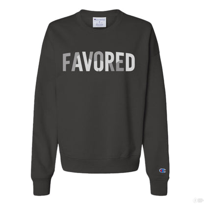 Favored Unisex Sweatshirt| Christian clothing | faith-based fashion | religious | Christian hoodies - FAVOR OF GOD CLOTHING