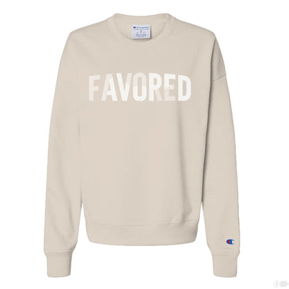 Favored Unisex Sweatshirt| Christian clothing | faith-based fashion | religious | Christian hoodies - FAVOR OF GOD CLOTHING