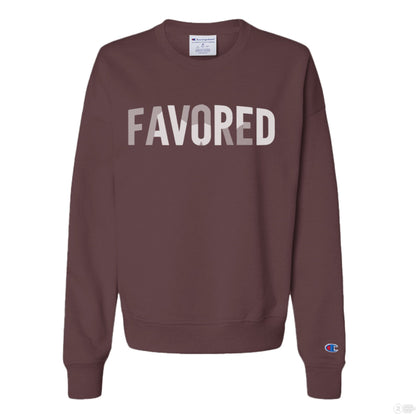 Favored Unisex Sweatshirt| Christian clothing | faith-based fashion | religious | Christian hoodies - FAVOR OF GOD CLOTHING