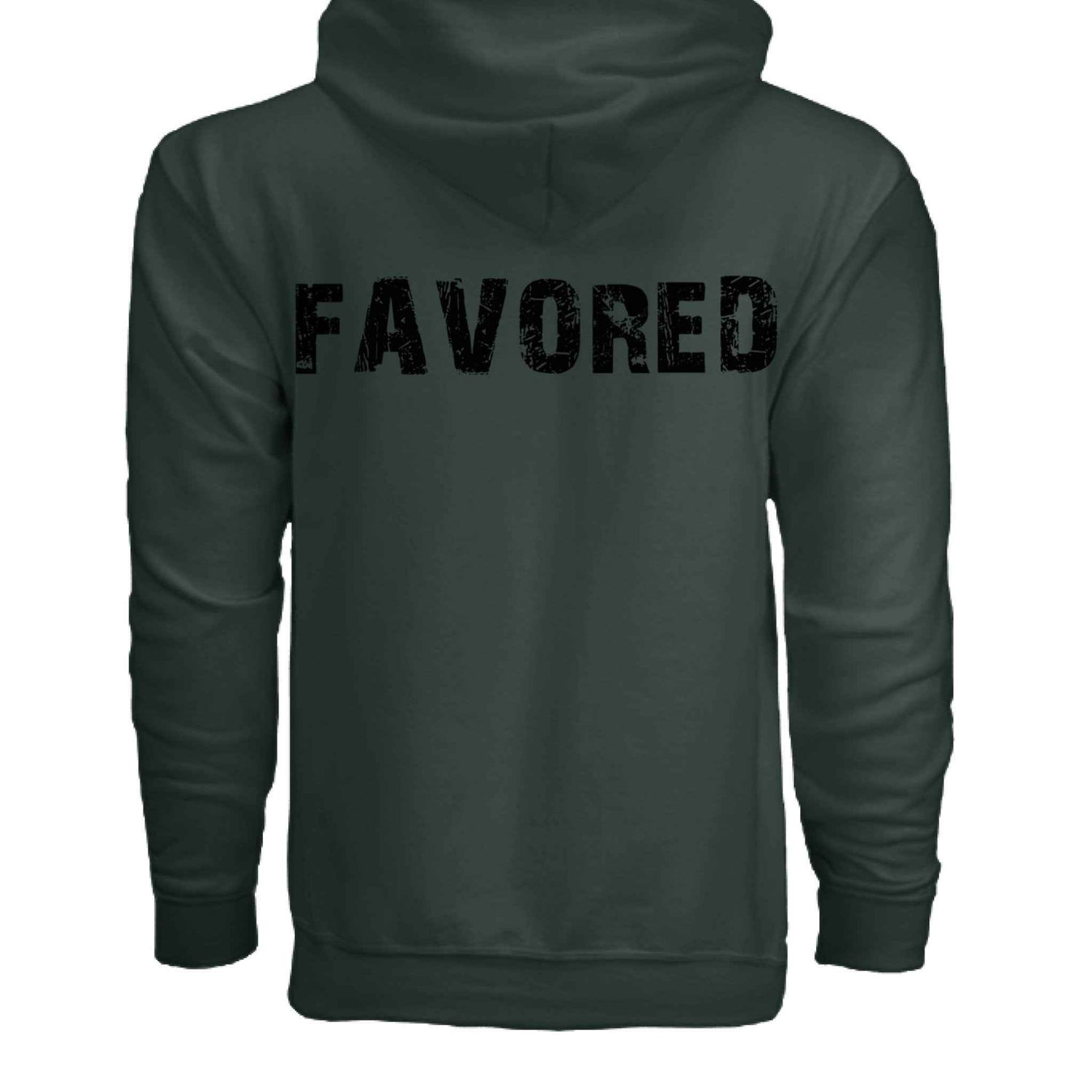 FAVORED Unisex Zipped Hoodie| Grace in Every Step | Christian hoodies, scripture shirts | streetwear