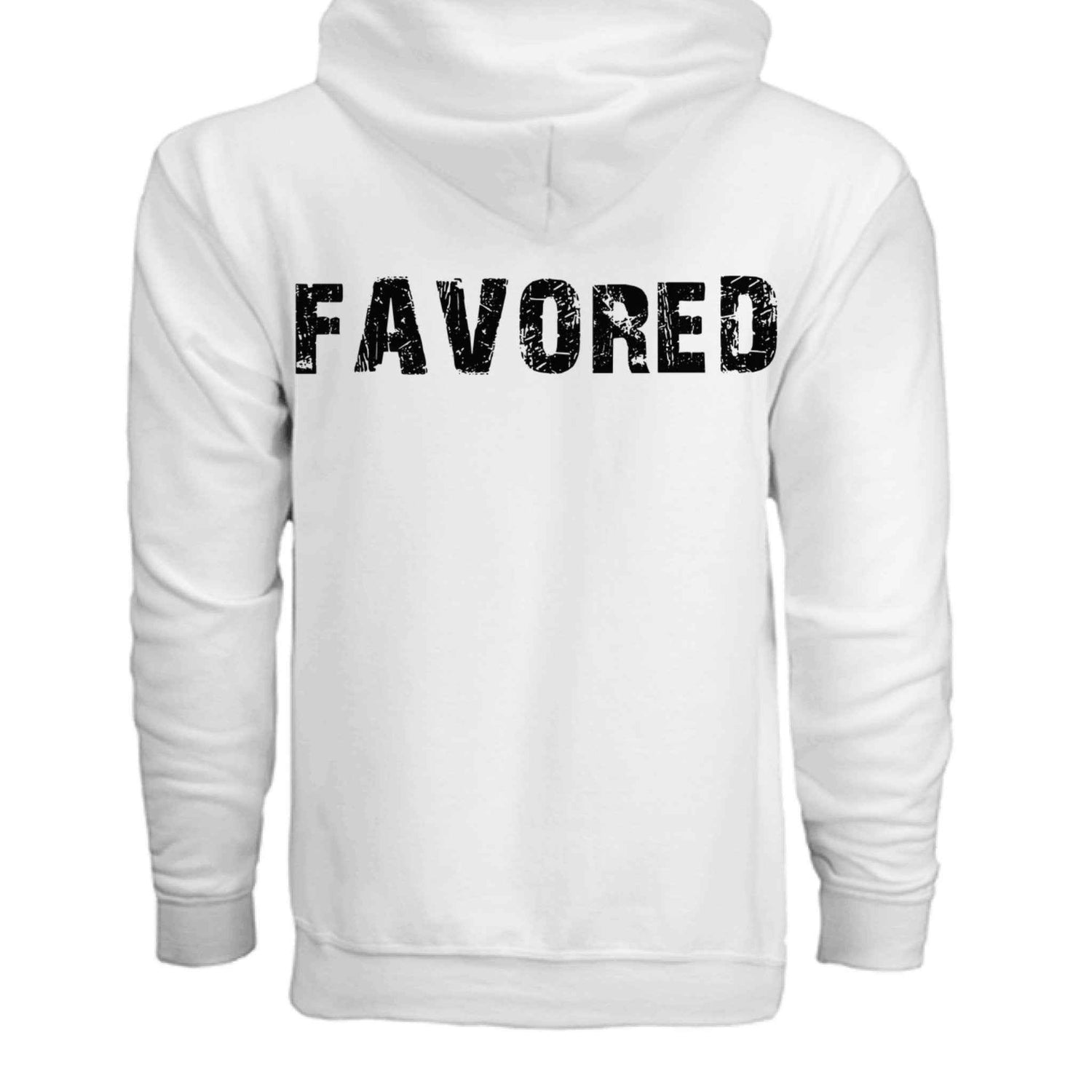 FAVORED Unisex Zipped Hoodie| Grace in Every Step | Christian hoodies, scripture shirts | streetwear