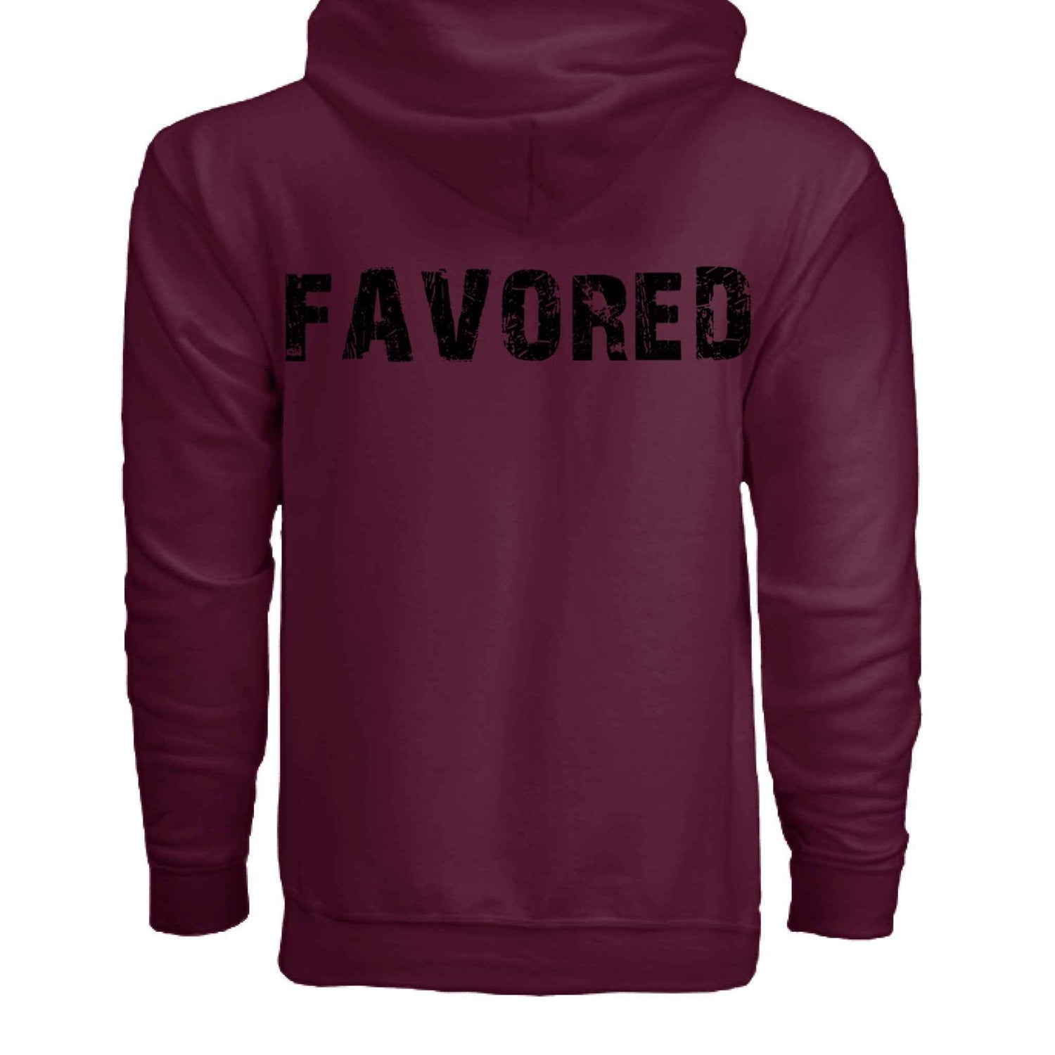 FAVORED Unisex Zipped Hoodie| Grace in Every Step | Christian hoodies, scripture shirts | streetwear