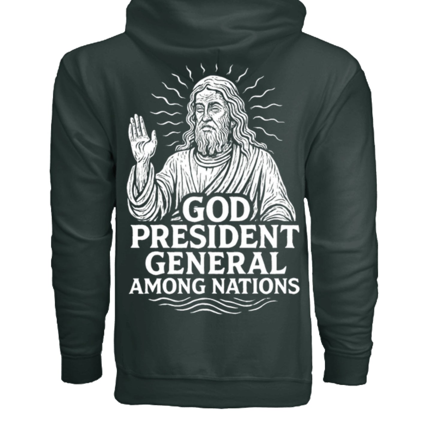 God: President General Among Nations Tee | Christian clothing | faith-based fashion | religious - FAVOR OF GOD CLOTHING