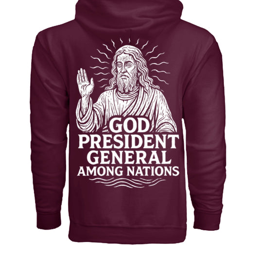 God: President General Among Nations Tee | Christian clothing | faith-based fashion | religious - FAVOR OF GOD CLOTHING