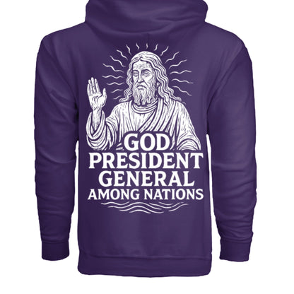 God: President General Among Nations Tee | Christian clothing | faith-based fashion | religious - FAVOR OF GOD CLOTHING