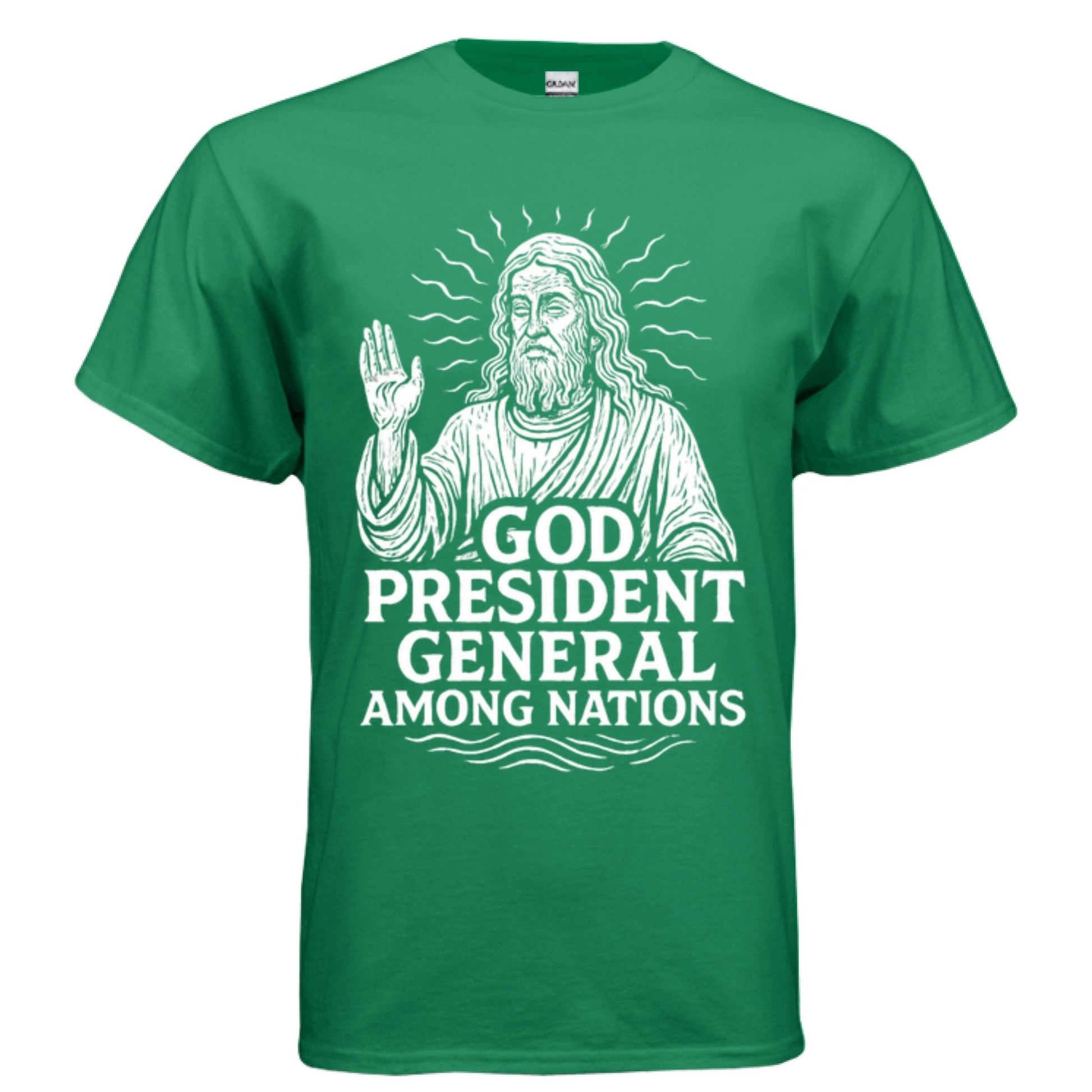 God: President General Among Nations Tee | Christian clothing | faith-based fashion | religious - FAVOR OF GOD CLOTHING