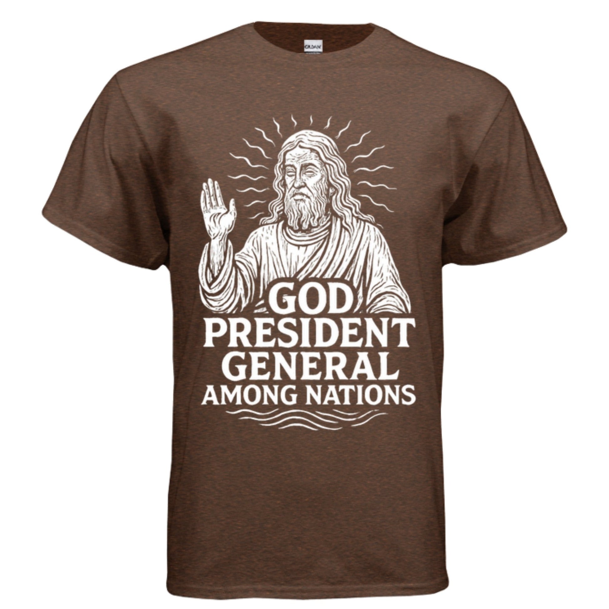 God: President General Among Nations Tee | Christian clothing | faith-based fashion | religious - FAVOR OF GOD CLOTHING