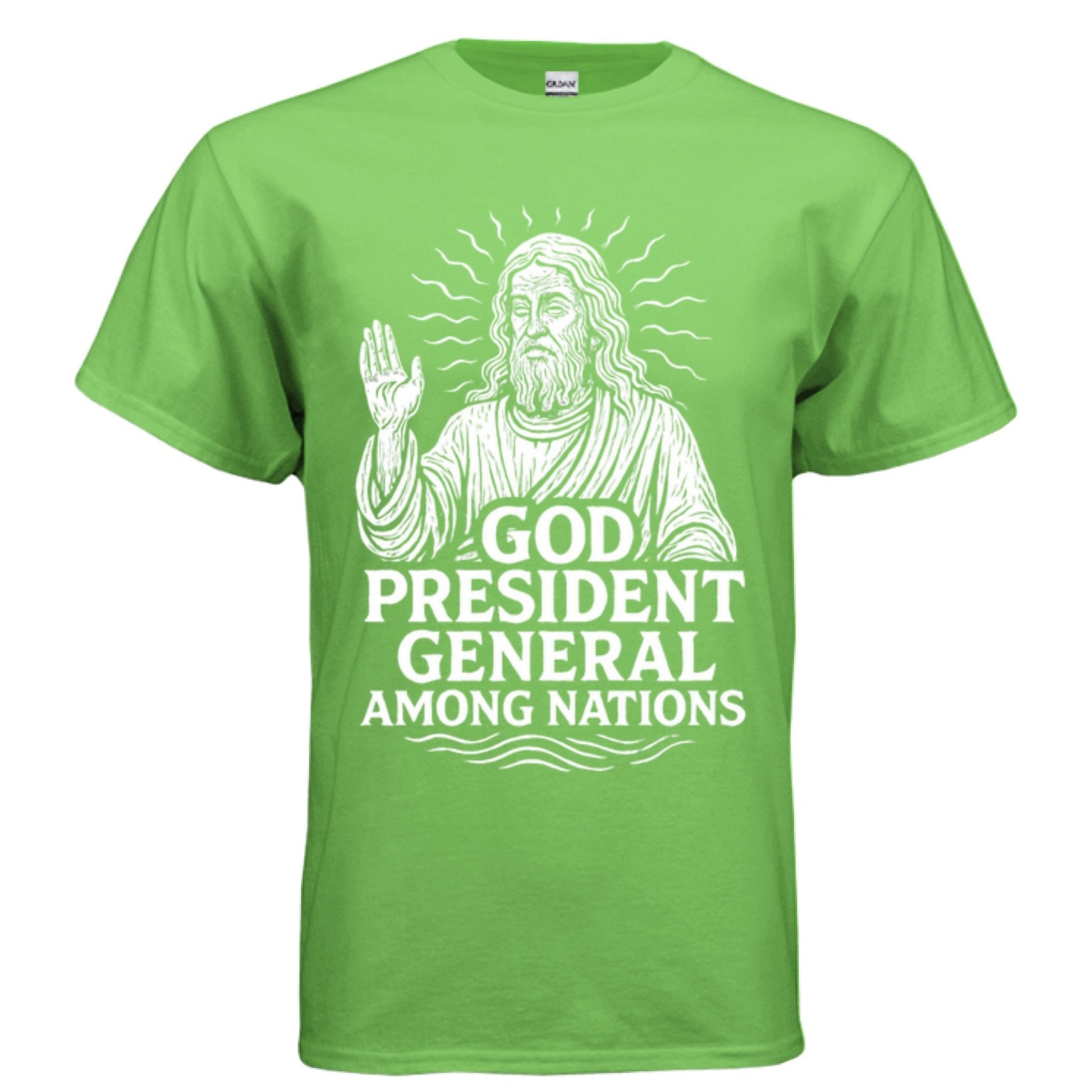 God: President General Among Nations Tee | Christian clothing | faith-based fashion | religious - FAVOR OF GOD CLOTHING