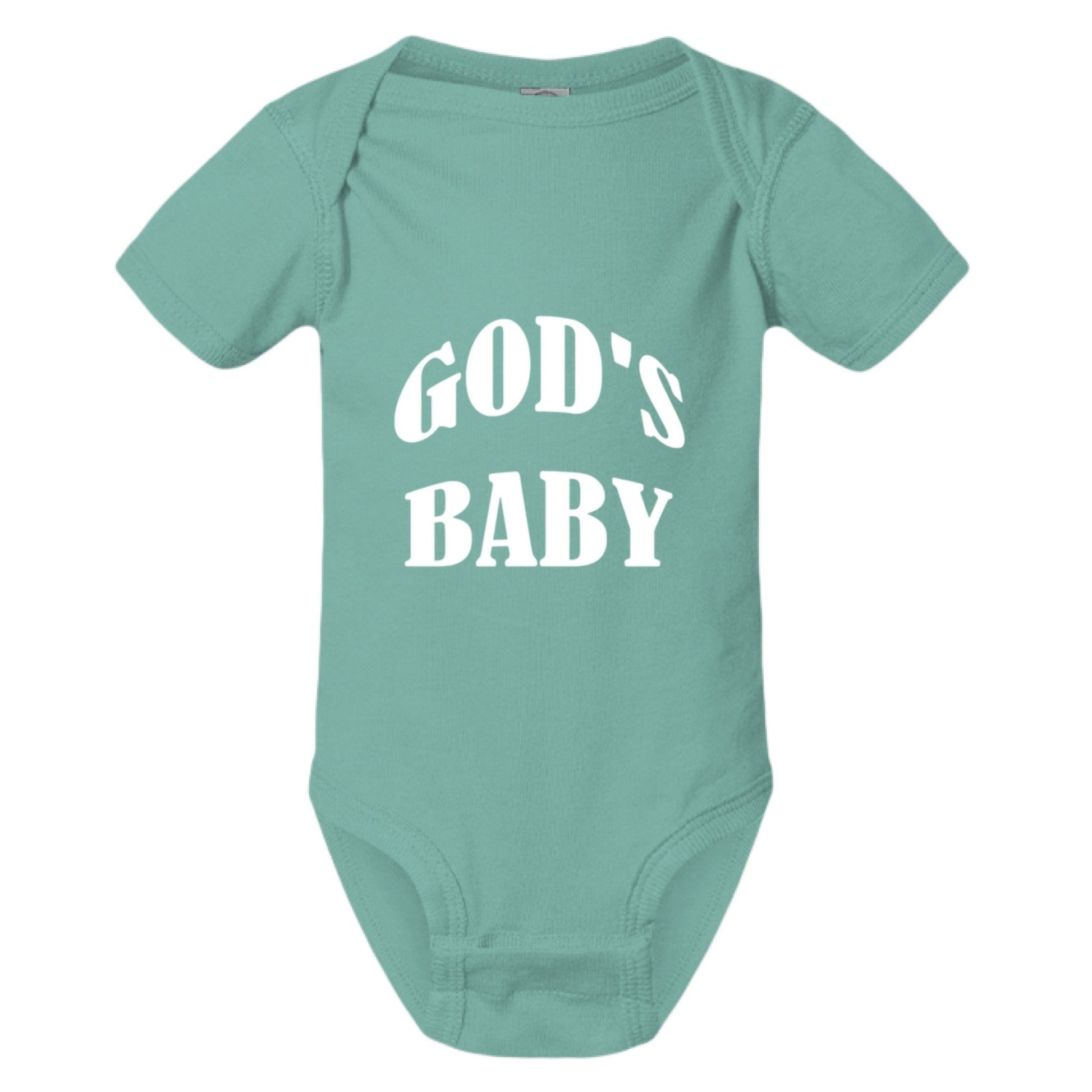 God’s Baby Onesie – Bold Faith, Soft Statement - FAVOR OF GOD CLOTHING