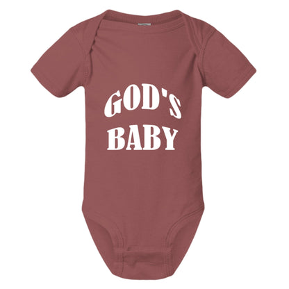 God’s Baby Onesie – Bold Faith, Soft Statement - FAVOR OF GOD CLOTHING