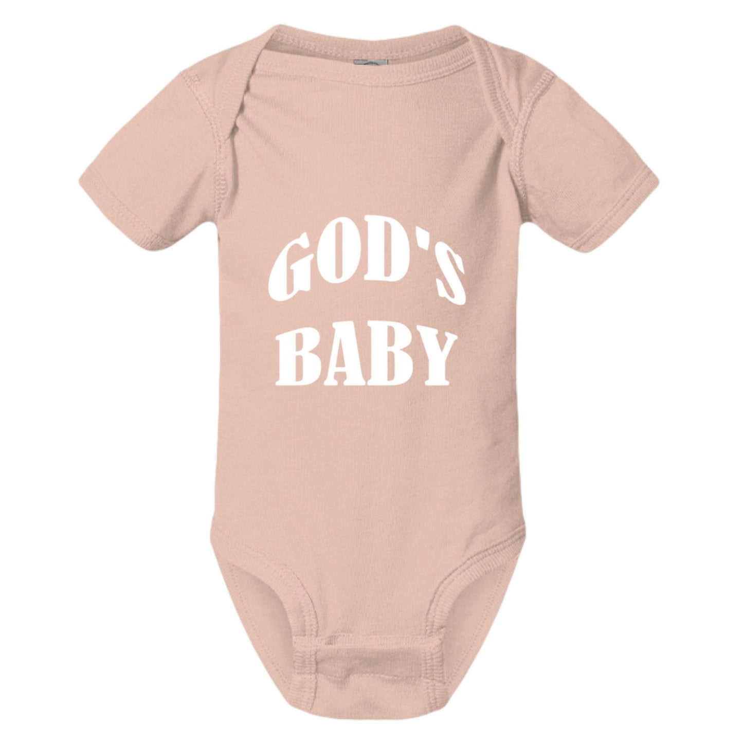 God’s Baby Onesie – Bold Faith, Soft Statement - FAVOR OF GOD CLOTHING