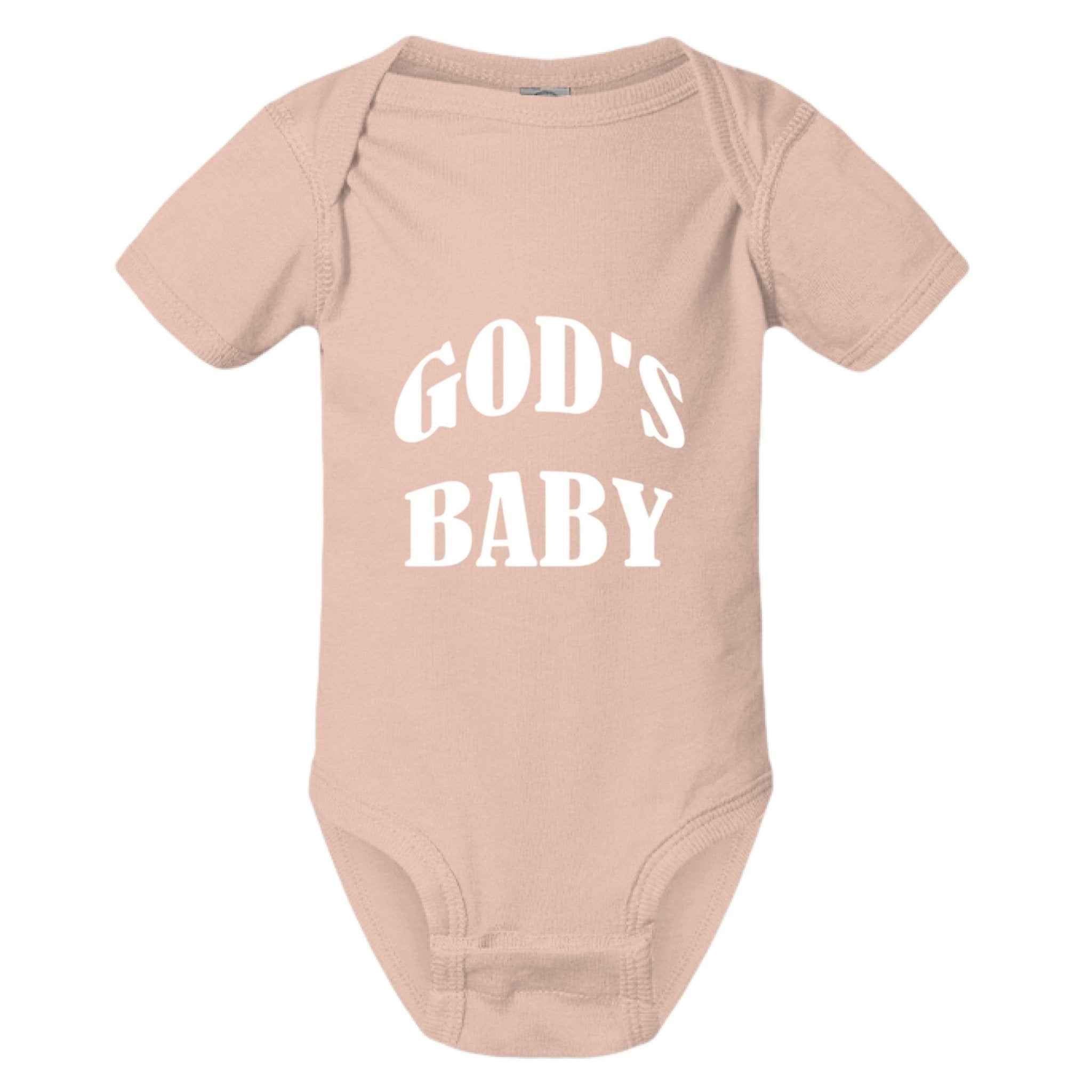 God’s Baby Onesie – Bold Faith, Soft Statement